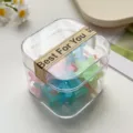 Mini Stern Haarklammern süße Kinder Haarschmuck transparente Box bunte kleine Haarklammern - Stern-Stil / 2.5cm (10 Stück/Packung) / Gelee-Farbe