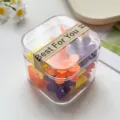Bunte kleine Blumen Haarklammern in transparenter Box, süße Haaraccessoires für jeden Tag. - Blumenstil / 2.5cm (10 Stück/Packung) / Kräftige Farbe