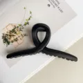 13cm kreuz schwarze haarklammer schicke geometrische haarklammer für elegante damen styling - Mattes Kreuz-Design / 13cm / Mattes Schwarz