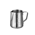 Stainless steel milk frothing pitcher coffee latte art cup with internal scale 350ml - 350ml Stamped Scale - 201