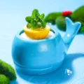 Simpatica Tazza Tiki in Ceramica Balena Blu Bicchiere da Cocktail Creativo per Bar Festa - Forma di Balena Blu