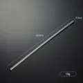 Stainless steel metal drinking straw 26.5cm long reusable eco friendly beverage tool - 6mm x 265mm Straight Straw