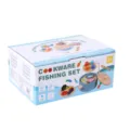 Ensemble de jouets de cuisine et de pêche en bois pour enfants jeu éducatif rôle - Ensemble de Cuisine Montessori