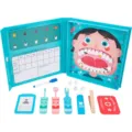 Ensemble de jouets de dentiste pour enfants en bois avec jeu de correspondance et outils médicaux. - Panoplie de petit dentiste
