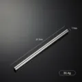 Stainless steel metal drinking straw reusable eco-friendly durable tableware accessory - 12mm x 215mm Straight Straw