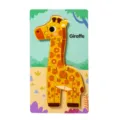 Kids wooden giraffe number puzzle educational early learning toy for toddlers and babies. - Set 20: Giraffe