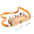 Boîte à outils en bois Montessori pour enfants, jeu éducatif d'assemblage de vis et motricité fine. - Boîte à Outils Écrous
