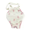 Atmungsaktive Haustier physiologische Hose für kleine Hunde, bequemer Sommer Jumpsuit. - S / Rosa