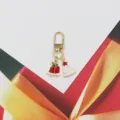 Portachiavi campana albero di natale ciondolo borsa lega regalo festivo carino. - Stile Doppie Campane E Albero di Natale Bianco (5)