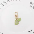 Japanese style carp fish cloud keychain alloy lucky bag car pendant cute gift accessory - Green