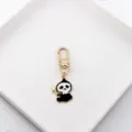 Cute Halloween Grim Reaper Skull Keychain Metal Alloy Bag Charm Pendant Accessories - Grim Reaper Skeleton