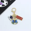 Graduation keychain metal keyring graduation cap book charm gift student backpack pendant - Winning the Top Prize