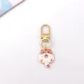 Detail van schattige katten sleutelhanger van metaallegering met gouden sluiting voor tassen. - Stijl 1 / Stijl 1