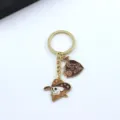 Portachiavi teschio cowboy western americano in metallo lega pendente borsa ciondolo - Stile Cappello Teschio e Borsa di Soldi (5)