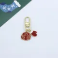 Exquisite Christmas knit sweater mitten alloy keyring pendant detail shot for bags and keys - Red Sweater and Gloves (3)