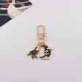 Punk style Halloween plague doctor skull moon metal keychain bag pendant gothic accessory - Crowned Doctor and Skull Moon (Style 2)
