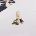 Plague doctor and raven enamel keychain detail, punk gothic style alloy charm pendant. - Raven and Rose Banner (Style 5)