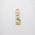 Cute cartoon historical celebrity metal keychain pendant fashion accessory for bags and keys - 1 Girl with a Pearl Earring