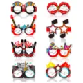 Gafas decorativas de fiesta temática rock música cumpleaños celebración fotos accesorios - Tema Rock (Juego de 8) / 8 Piezas