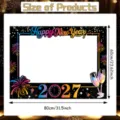 2027 New Year party photo booth prop handheld frame party atmosphere decoration supplies - Photo Frame Prop