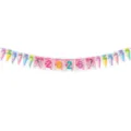 Pink 2026 school start banner garland unicorn candy cone party hanging decoration variant - Candy Themed Party Banner / 2026 Number Style