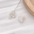 DIY imitation pearl white bell flower beads and metal pin accessories for handmade jewelry. - Lily Of The Valley (21990) / 1 Piece/Pack (11x9mm) / White