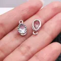 Ciondolo Charm Gioiello DIY in Lega Cristallo a Goccia per Collana Orecchino Accessori - Forma a Goccia (27783)