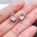 DIY Lega Goccia Cristallo Pendente Charm per Collana Orecchini Creazione Gioielli - Forma a Pera (27790)