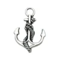 Pendentif Ancre Argent Ancien Alliage Charms Nautique DIY Bijoux Collier Bracelet - Ancre En Alliage (6279)