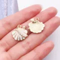 Sanrio Hello Kitty κοχύλι μαργαριτάρι κράμα DIY μενταγιόν κολιέ κοσμήματα αξεσουάρ - Κρεμαστό Κοχύλι (27711)