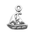 Breloque voilier argent antique pendentif nautique en alliage pour bracelet collier DIY fabrication - Voilier (7350)