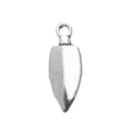Pendentif grigri en alliage d'argent pour bracelet collier fait main fabrication bijoux - Navire Hors-Bord (7355)