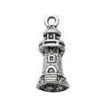 Pendentif phare argent antique, charm nautique en alliage pour fabrication de bijoux bracelet collier. - Phare En Argent Antique (8902)