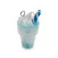 Ciondolo tazza frullato blu per accessori di creazione di gioielli fai da te orecchini - Tazza per Bevande Gelato Sundae (17207) / 1 Pezzo/Confezione / Blu lago