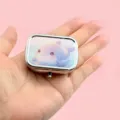 Portable mini metal pill box cute dolphin design storage container for small jewelry items - Dolphin Pill Box