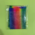 Rainbow fishnet gloves colorful mesh party hiphop short long gloves stylish accessories - Mid-Length / Simple Packaging / Colorful
