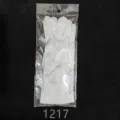 Weisse Satinhandschuhe fuer Damen, kurze Sonnenschutz Tanz- und Partyhandschuhe chic. - Einfache Verpackung / Weiß