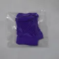 Lila kurze Netz-Fingerlose Handschuhe, stylisches Party und Kostüm Zubehör in schöner Farbe. - Einfache Verpackung (Keine Karte) / Lila