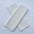 Witte stoffen handschoenen kostuum accessoire eenvoudig schoon ontwerp comfortabel dragen - Eén maat / Wit