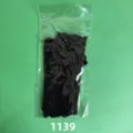 Damen schwarze Spitzen fingerlose Handschuhe kurze Sonnenschutz Fahr UV Schutz Accessoires - Halbfinger / Schwarz (Einfache Packung 1139)