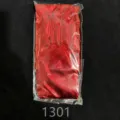 Gants longs métalliques rouges aspect brillant accessoires de costume pour cosplay et fête - Rouge - Emballage simple
