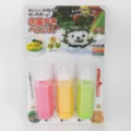 Baking chocolate squeeze pens set with three colorful decorating bottles for DIY cake and dessert. - YL-029 Decorating Pen