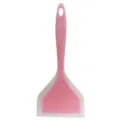 Roze siliconen spatel voor anti-aanbak pan hittebestendig koken keuken scraper tool - Tamagoyaki Spatel / Roze