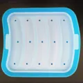 Siliconen hotdog mal 6-caviteit worst maker DIY bakgereedschap blauw wit keuken accessoire - Blauw