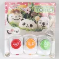 Nori pons set voor bento sushi decoratie, schattige gezichtsuitdrukking snijders voor DIY. - YL-092 Expressie 2