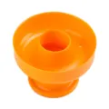 Orange plastic baking mold for hollow cake bread and donuts kitchen tool variant. - Round Donut / Orange