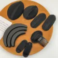 Schwarze Haarvolumenkissen Schwamm Haaransatz Lifter Haarstyling Zubehör Set für Frauen - 29# 5-teiliges Haarkissen-Set für mehr Volumen