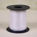 Weißes Band für Geschenkverpackung, Hochzeitsdekoration, Ballon Schnur und DIY Basteln. - 0.4cm Breite / Weiß