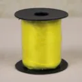 Cinta amarilla en bobina para envolver regalos boda decoración manualidades bricolaje - 0.4cm Ancho / Amarillo
