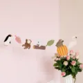 Schattige dieren papier slingers banner, regenwald decoratie voor verjaardag feest. - Tropische Regenwouddieren (Met Kaart)